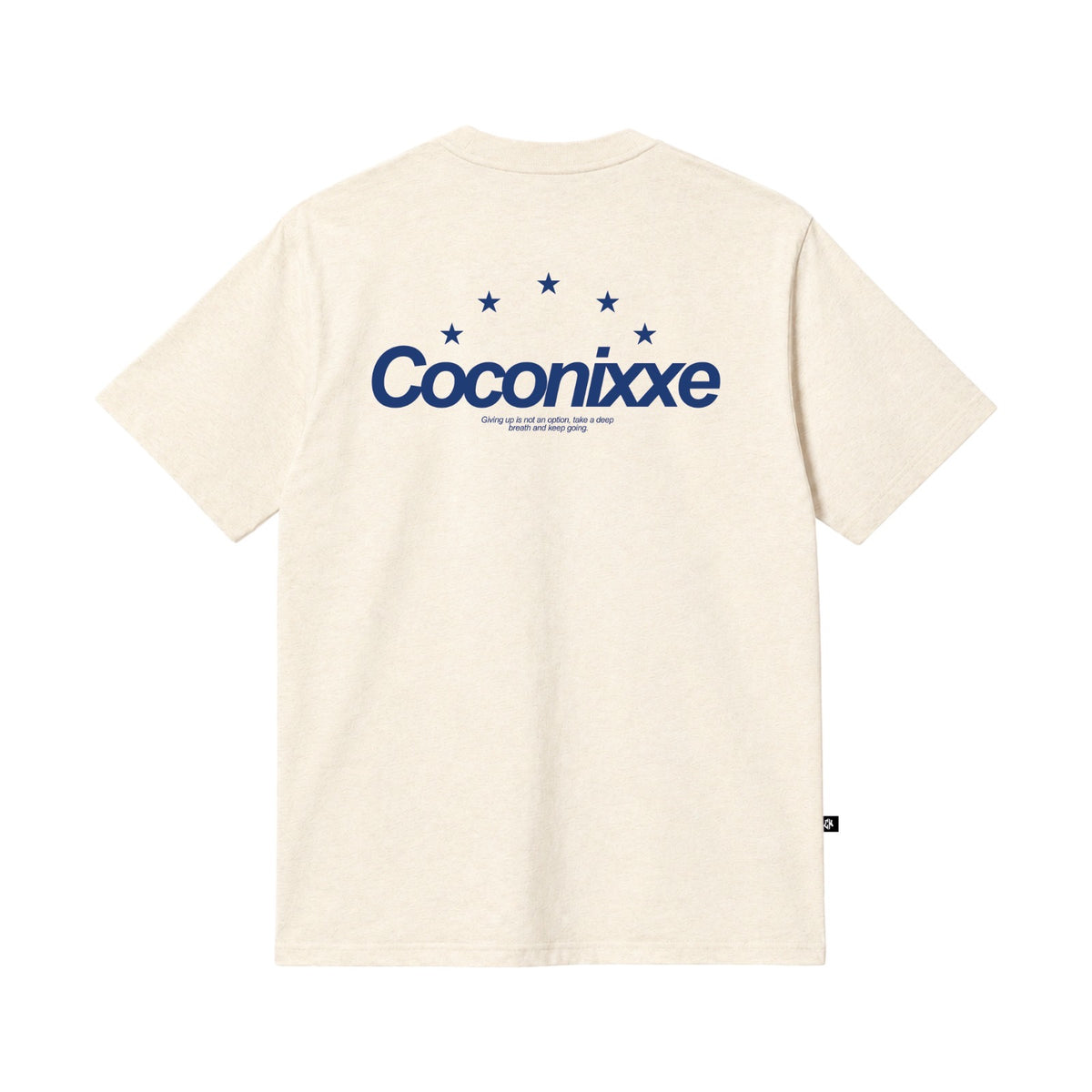 Camiseta Regular Beige Cream Stars Tee