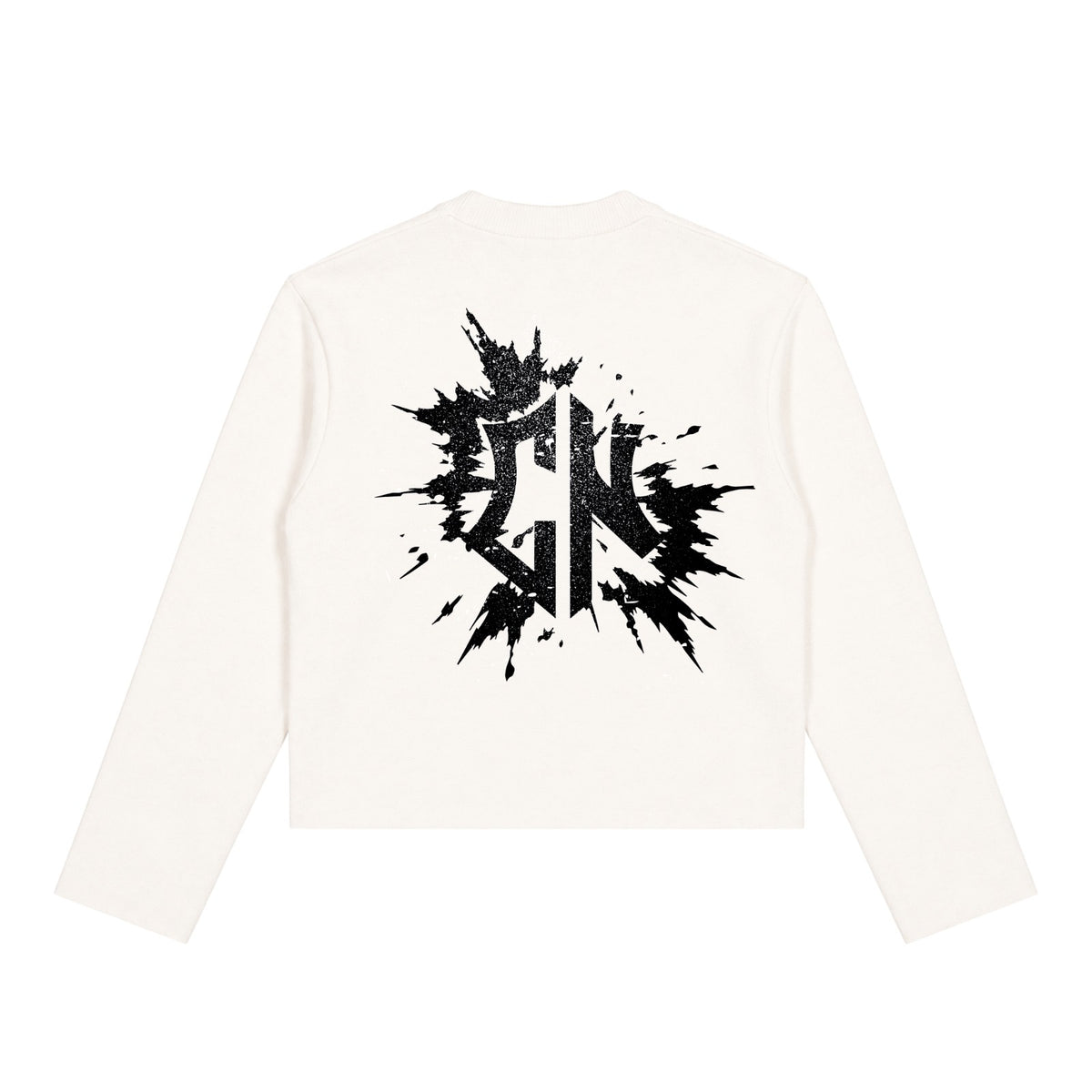 Camiseta boxy fit Creative blanca  (Exclusive)