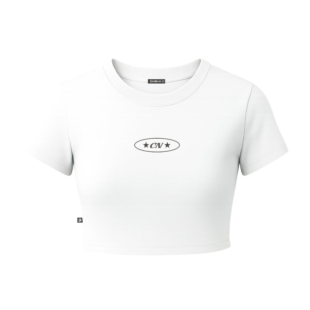 Baby Tee Stars Blanco
