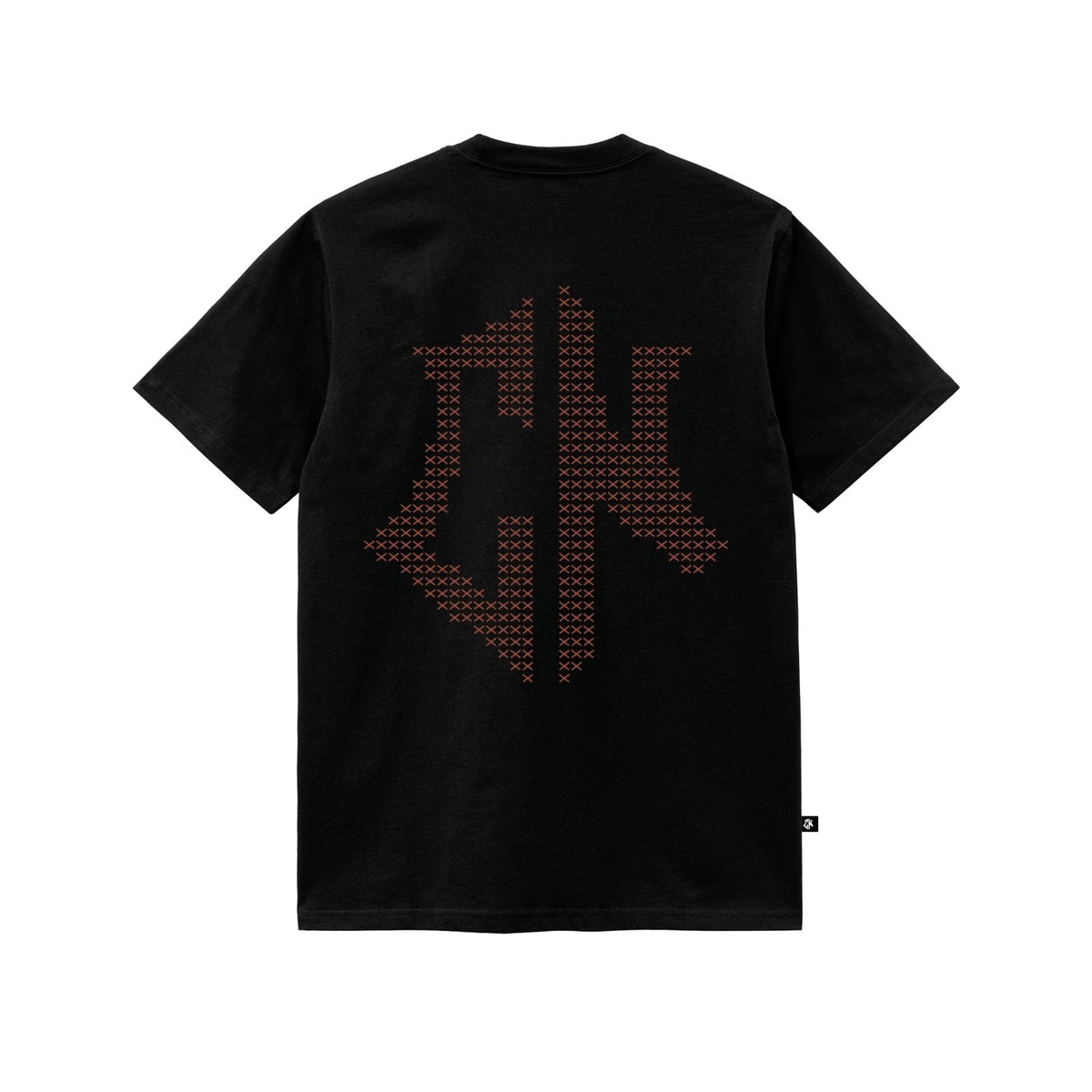 Camiseta Regular Negra Cross Stitch X