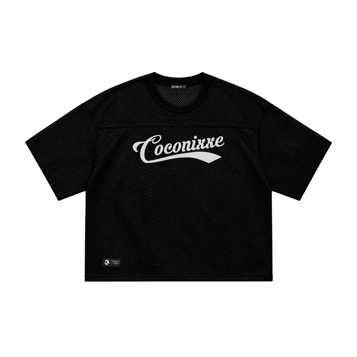 Camiseta Boxy Fit-Coconixxe Jersey Negra