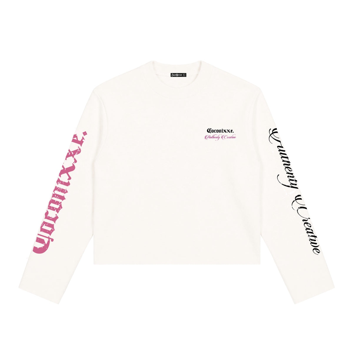 Camiseta boxy fit Creative blanca  (Exclusive)