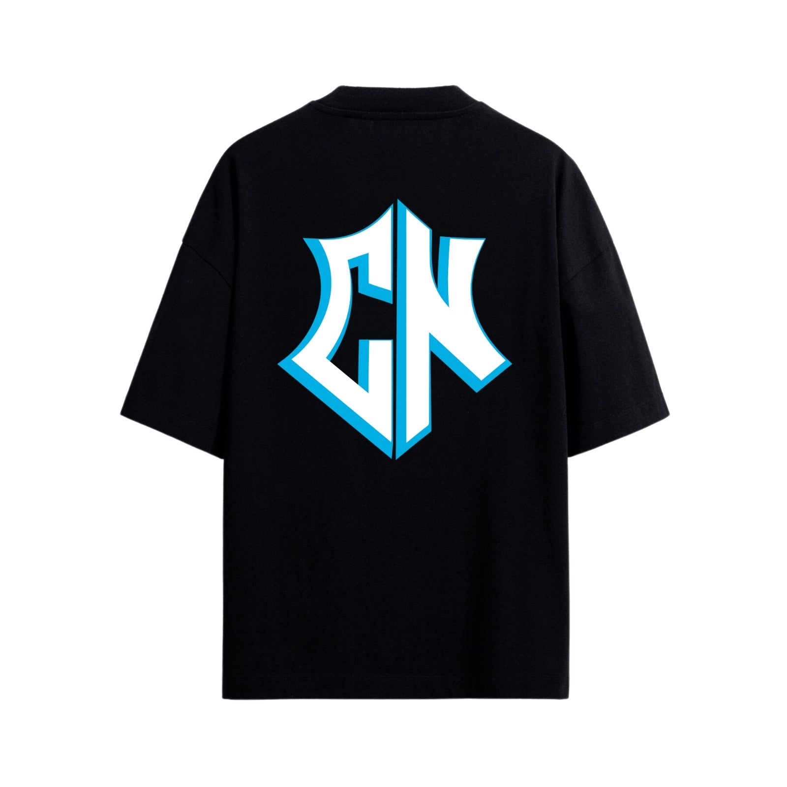 Camiseta Oversize Nix Neón Negra