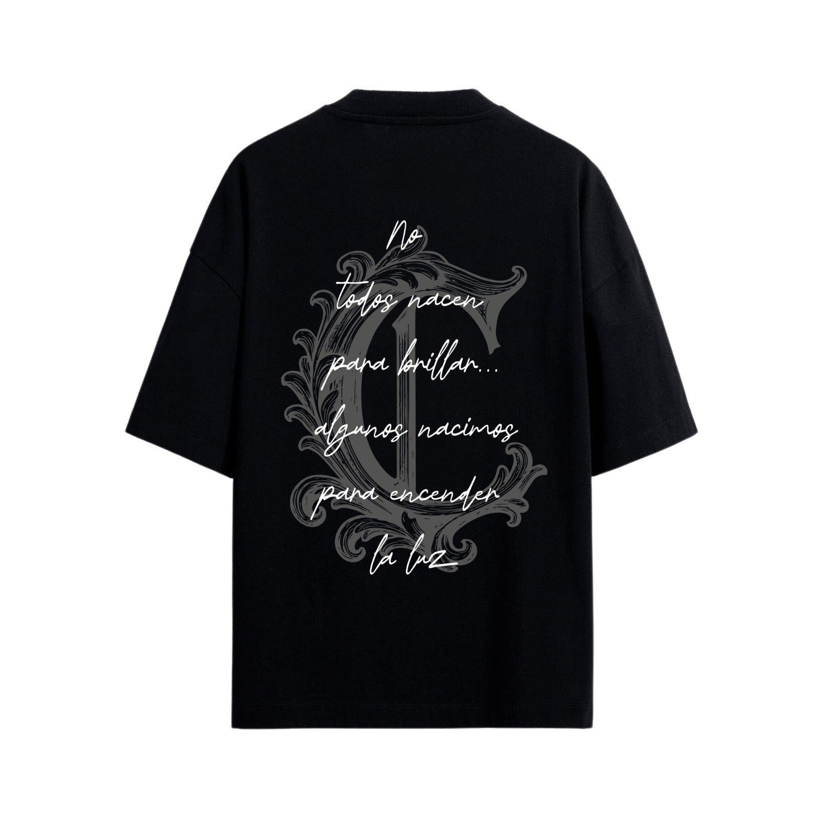 Camiseta Oversize C Eterna Negra