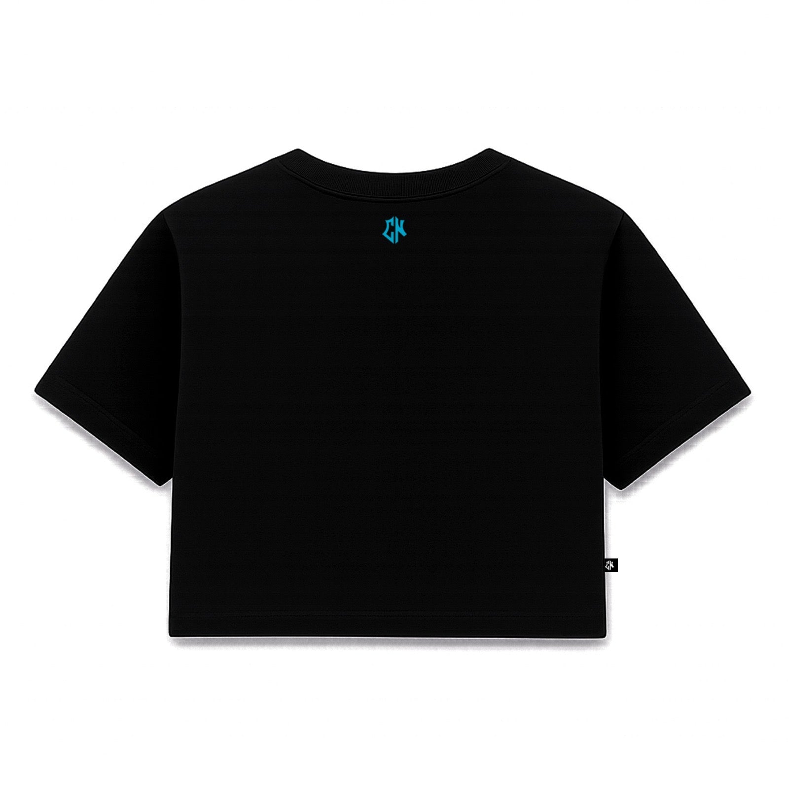 Crop Top Neon Negro