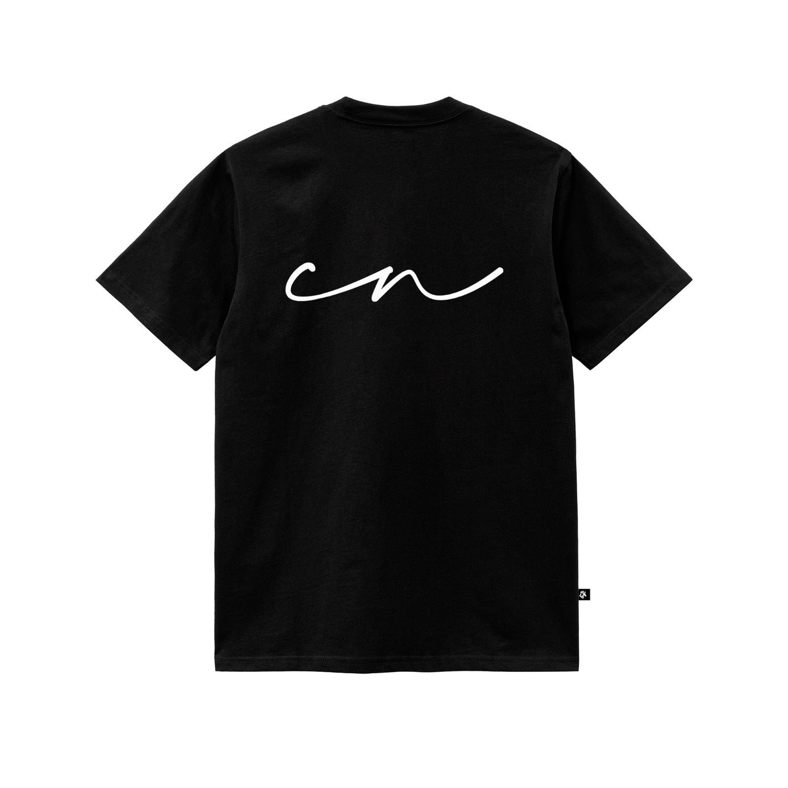 Camiseta Regular Cn Outline Negra