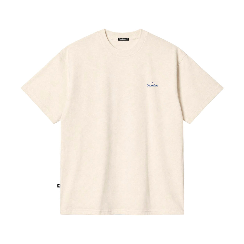 Camiseta Regular Beige Cream Stars Tee