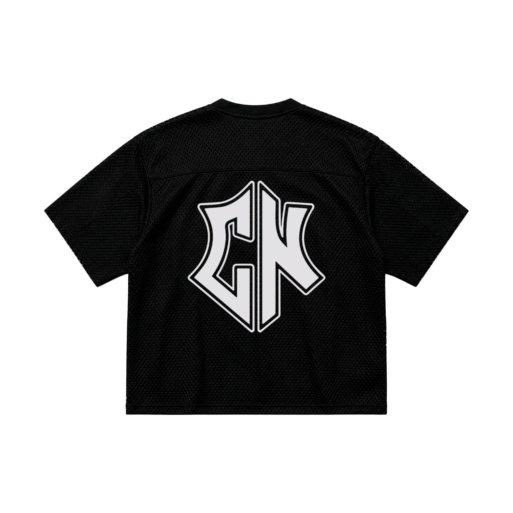 Camiseta Boxy Fit-Coconixxe Jersey Negra