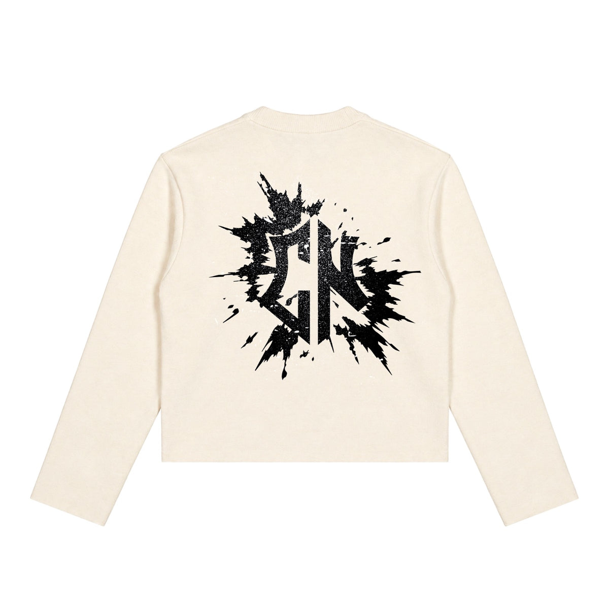 Camiseta Boxy Fit creative beige (Exclusive)
