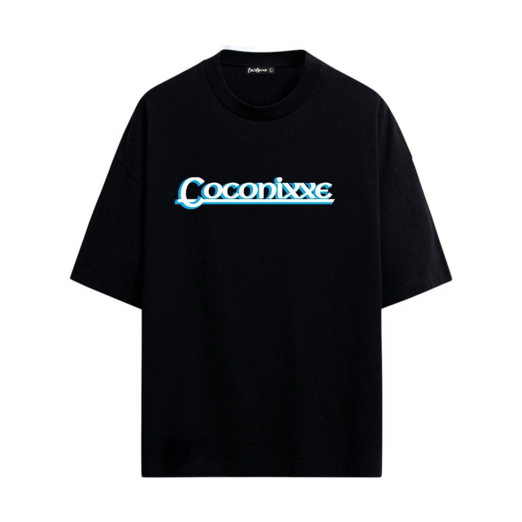 Camiseta Oversize Nix Neón Negra