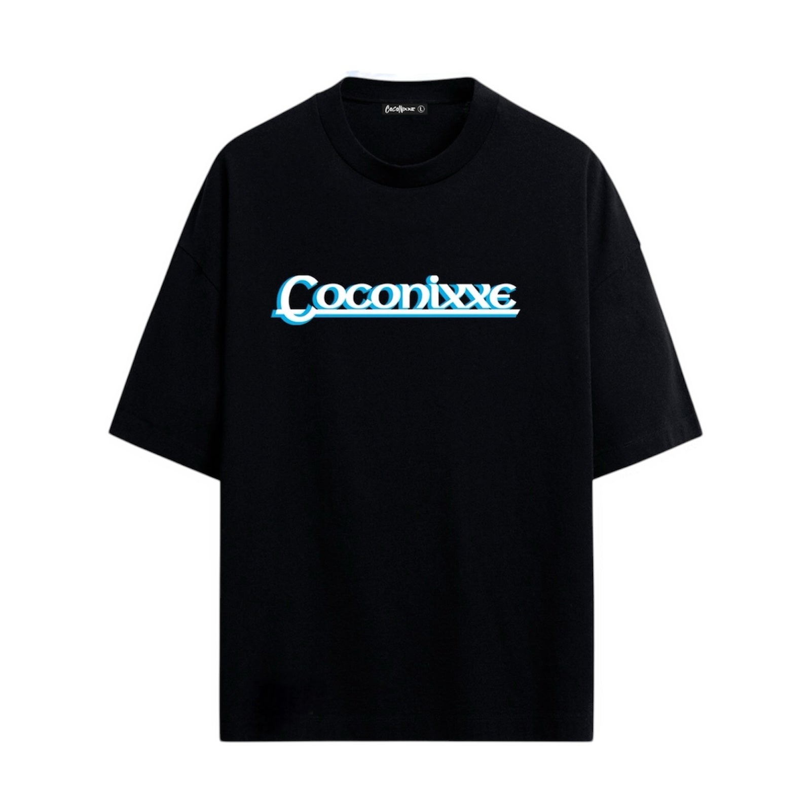 Camiseta Oversize Nix Neón Negra