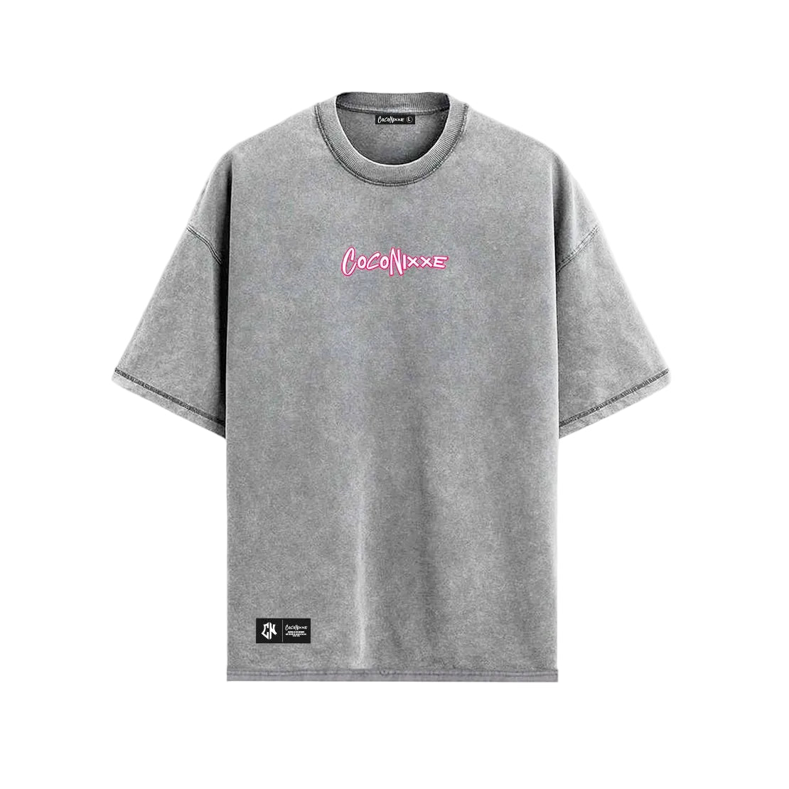 Camiseta Oversize Wash Gris