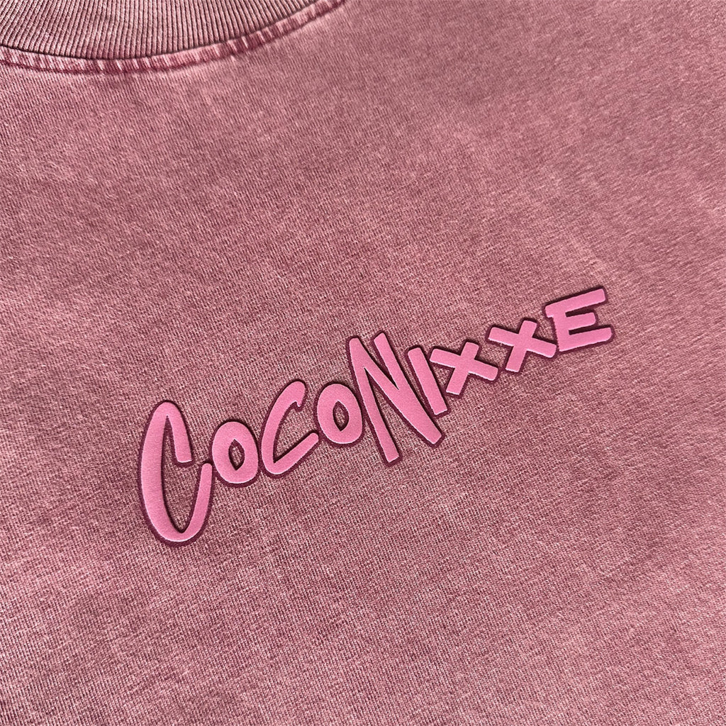 Camiseta Oversize Wash Cn Vino