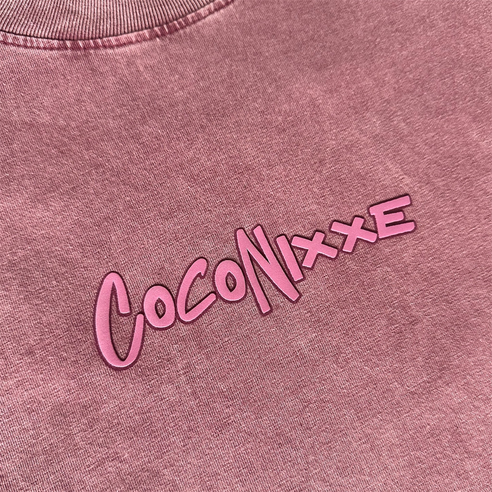 Camiseta Oversize Wash Cn Vino